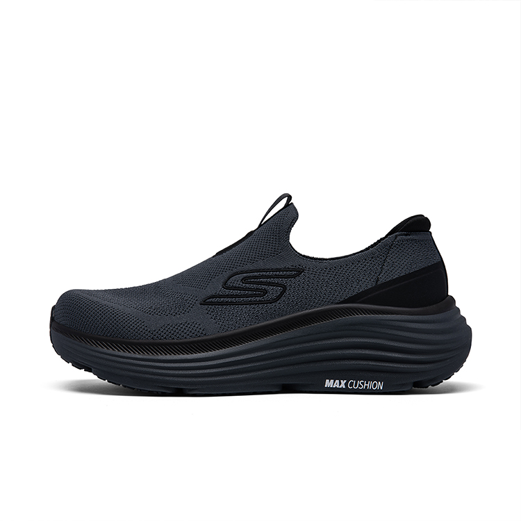 

Мужские нескользящие низкие кроссовки для ходьбы Skechers, Charcoal Black