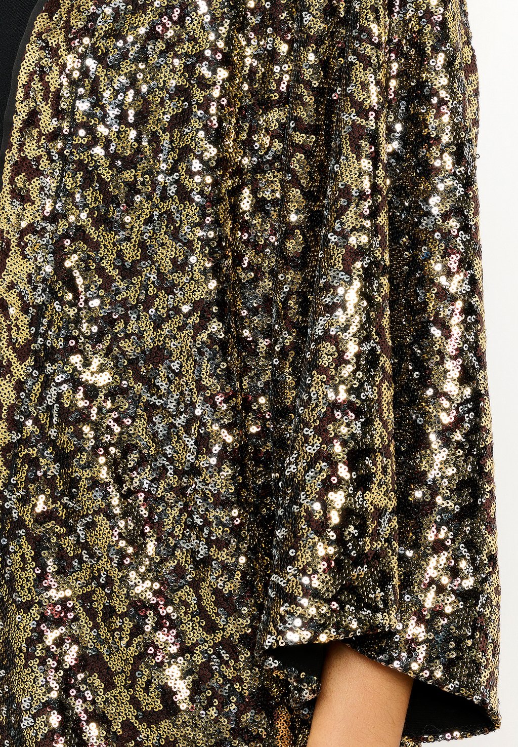 

Летняя куртка KIMONO WITH SEQUINS LolaLiza, черный