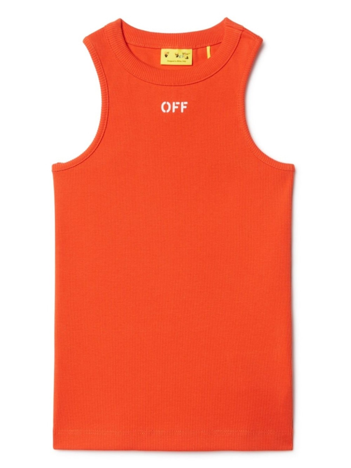 

Майка-топ Off-stamp Off-White Kids, оранжевый