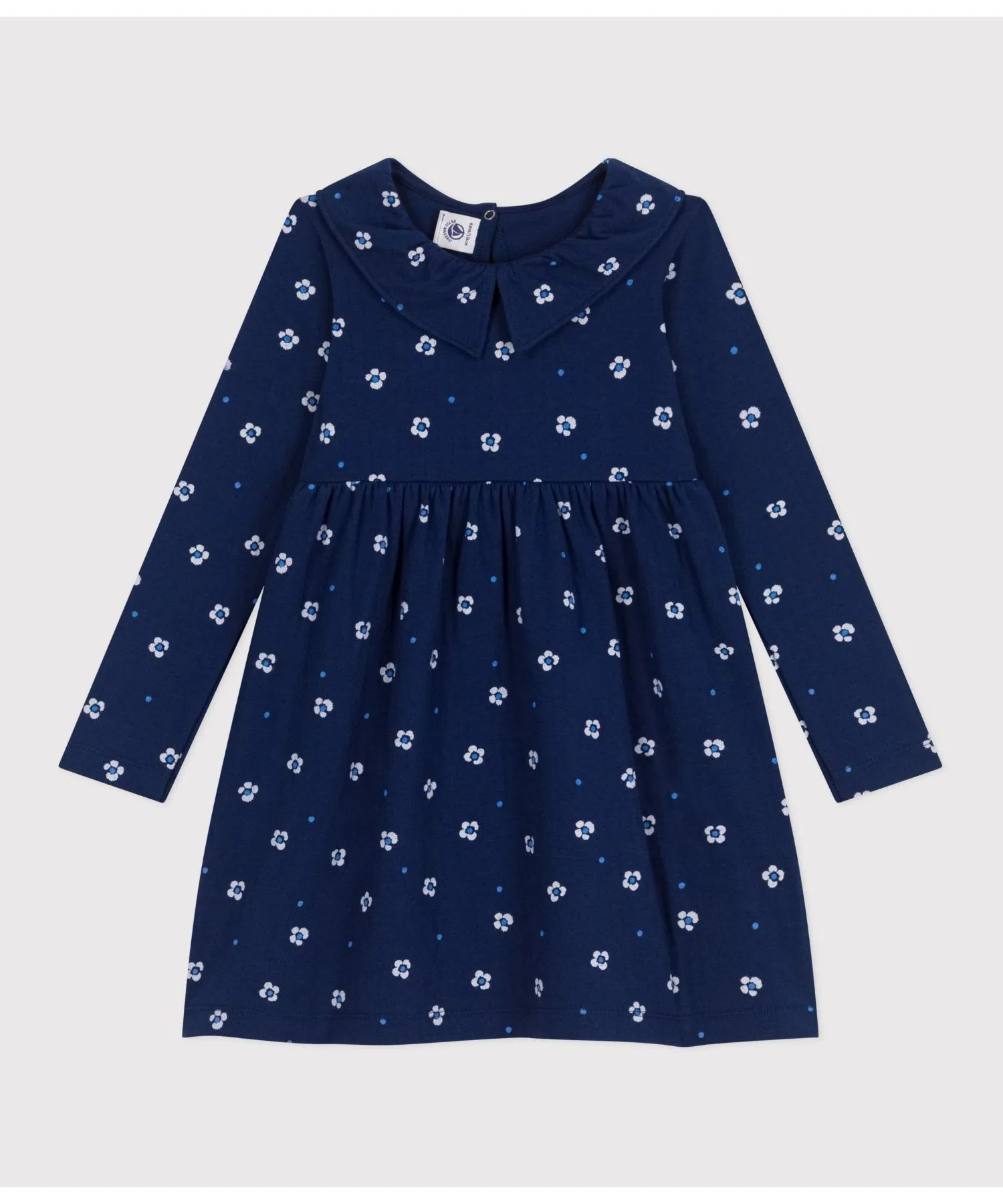 Детское платье PETIT BATEAU с цветочным принтом