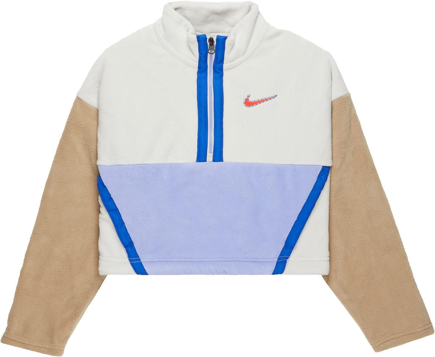 

Толстовка Nike NSW Long Sleeve Top, цвет Light Bone/Khaki/Bright Crimson
