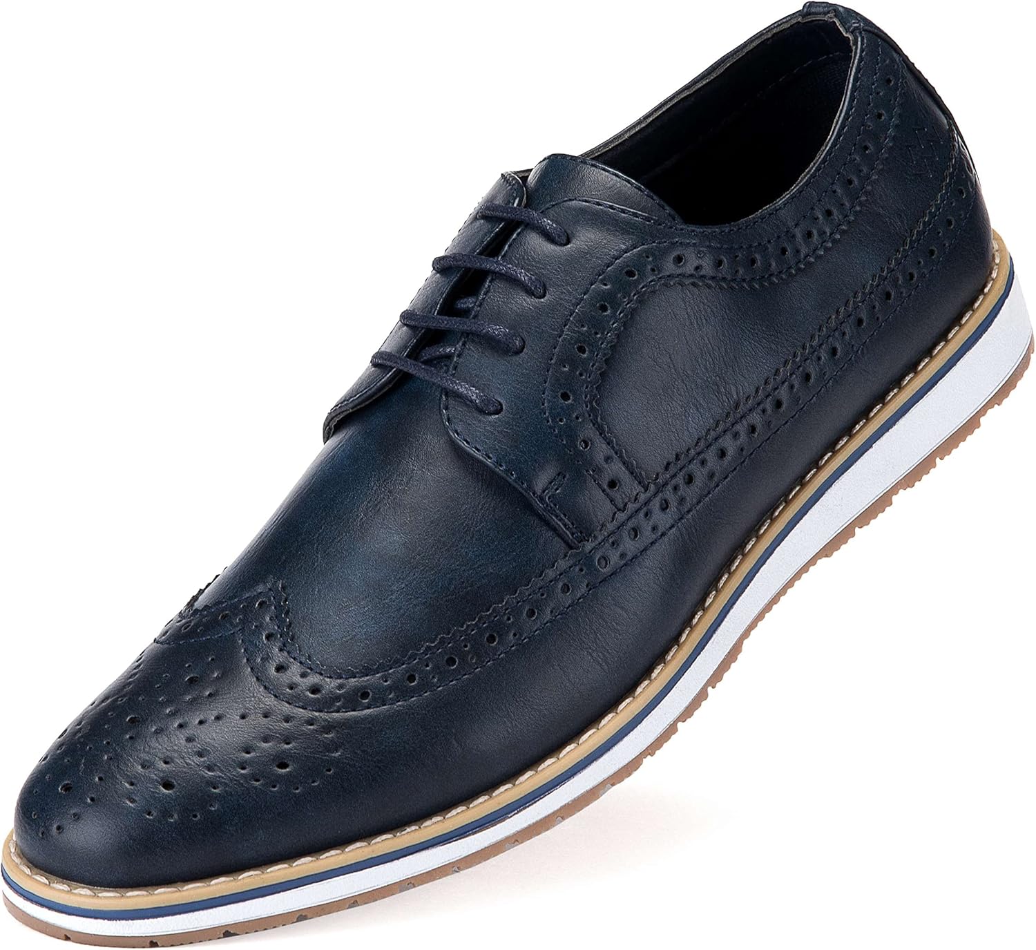 

Повседневные мужские оксфорды с крыльями Mio Marino Marino Avenue, Deep Cobalt