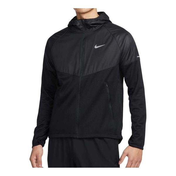 

Куртка jacket 'white swoosh' Nike, черный