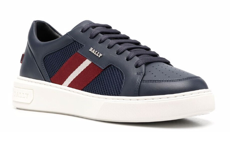 Обувь для скейтбординга Мужская низкая синяя Bally — фото 3