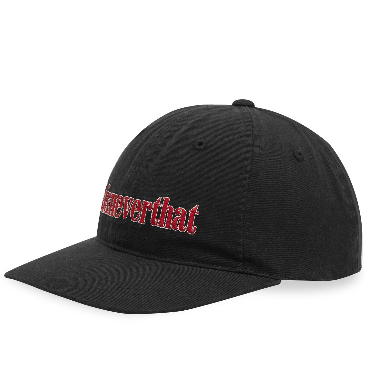 

Бейсболка Thisisneverthat Double Stitch Onyx Hat, черный