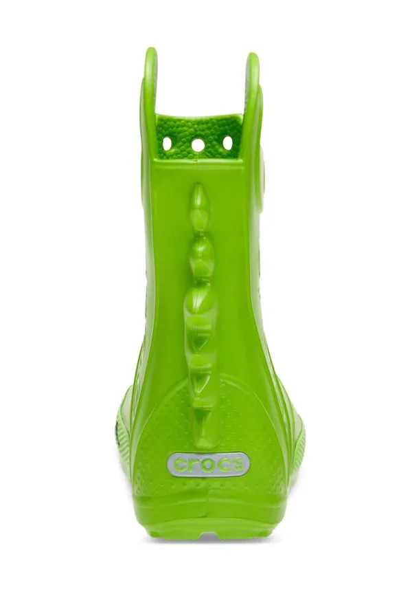 Резиновые сапоги для малышей toddler handly it duke Crocs, Crocs Green — фото 4