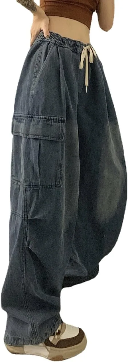 

Женские багги карго джинсы Y2K Flixxo