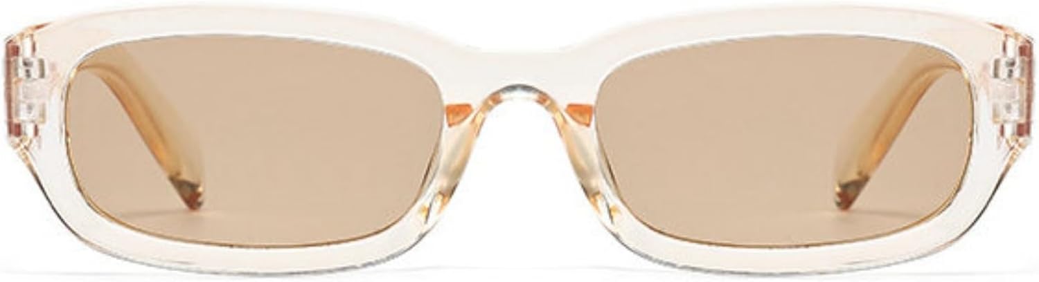 

Солнцезащитные очки Willochra Trend в узкой оправе для женщин, модные маленькие прямоугольные солнцезащитные очки с черным градиентом и защитой от УФ-излучения UV400, C5