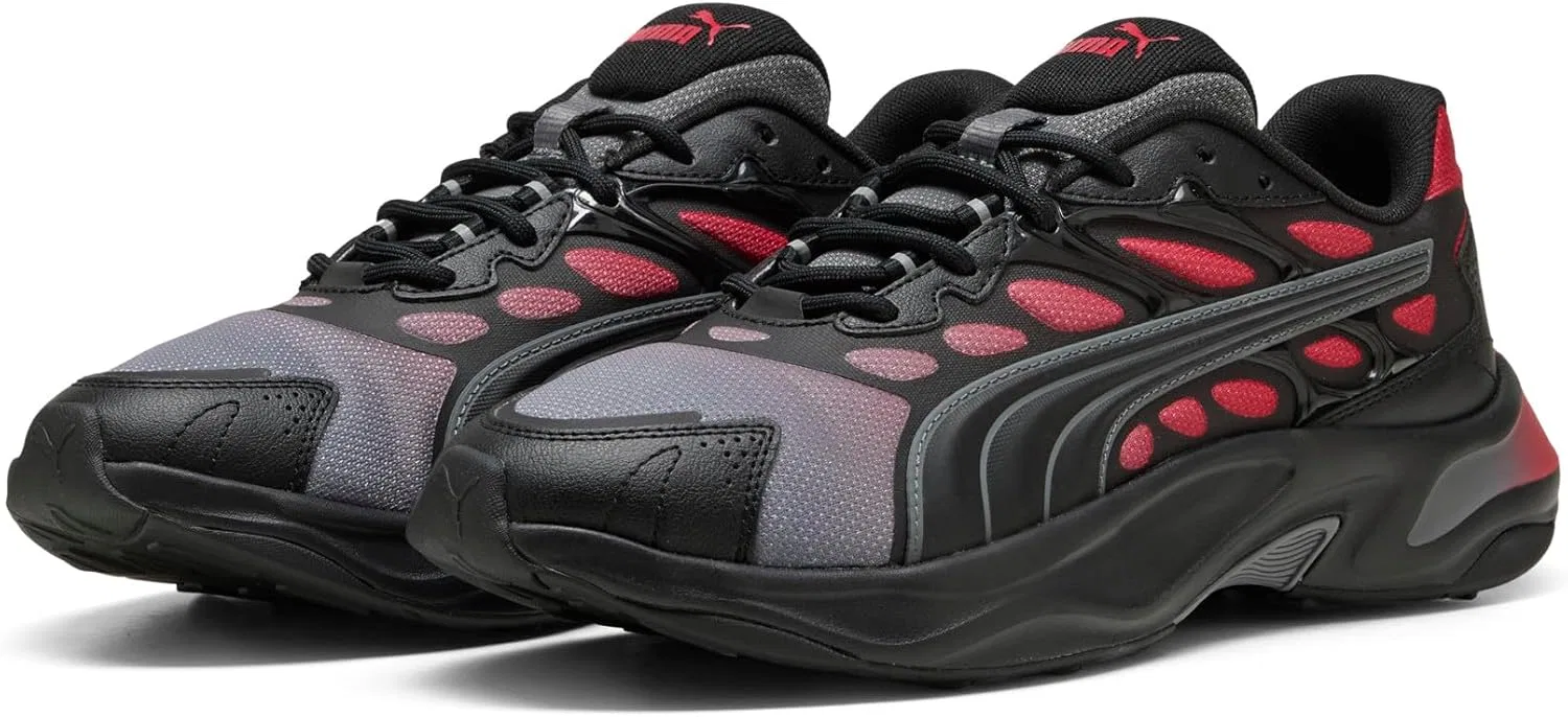 Кроссовки беговые PUMA Insphere, Puma Black-for All Time Red-cool Dark Gray — фото 2