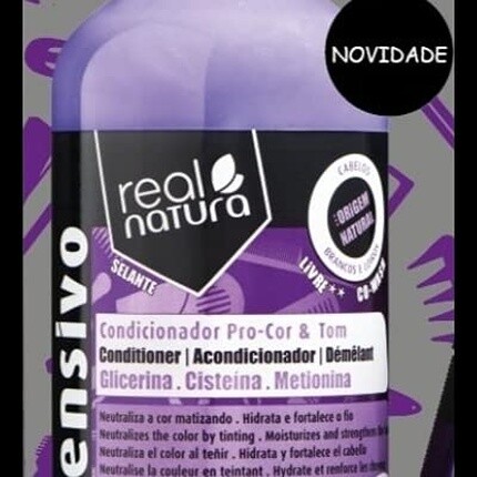 Pro-Color and Tone Shampoo Фиолетовый шампунь для белых и светлых волос Real Natura — фото 2