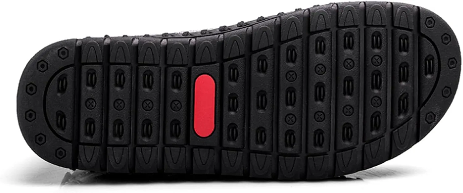 

Мужские слипоны из натуральной кожи, повседневные лоферы, модные удобные ручной работы, нескользящие, деловые формальные мокасины, летние дышащие туфли с мягкой подошвой для прогулок, работы и вождения KCTRFSJ, черный