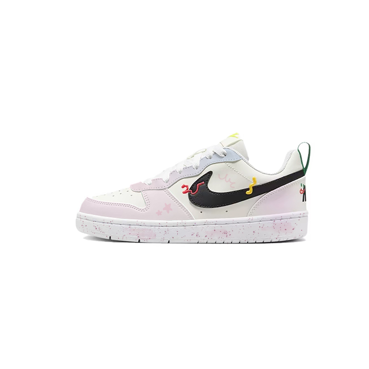 

Детские низкие кроссовки для скейтбординга Court Borough, унисекс Nike, розовый