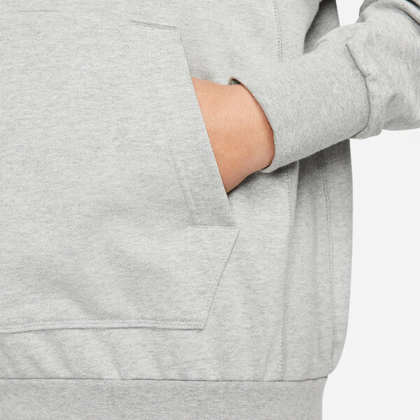 Толстовка с капюшоном dri fit стандартный выпуск пуловер баскетбольная толстовка Nike, серый — фото 3