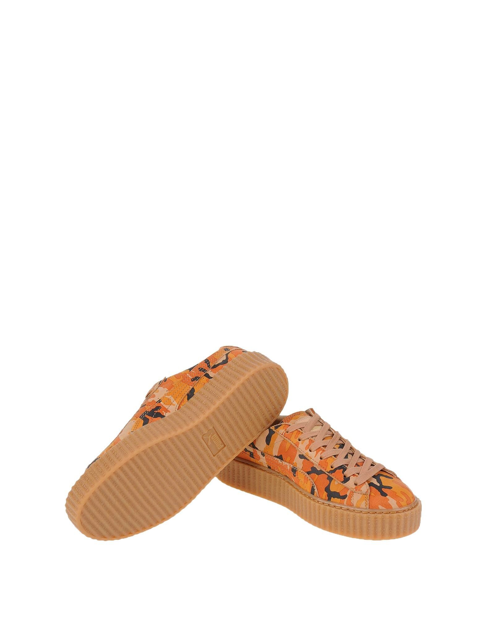 Кроссовки Suede Creepers Camo Rihanna Puma, желтовато-коричневый — фото 2