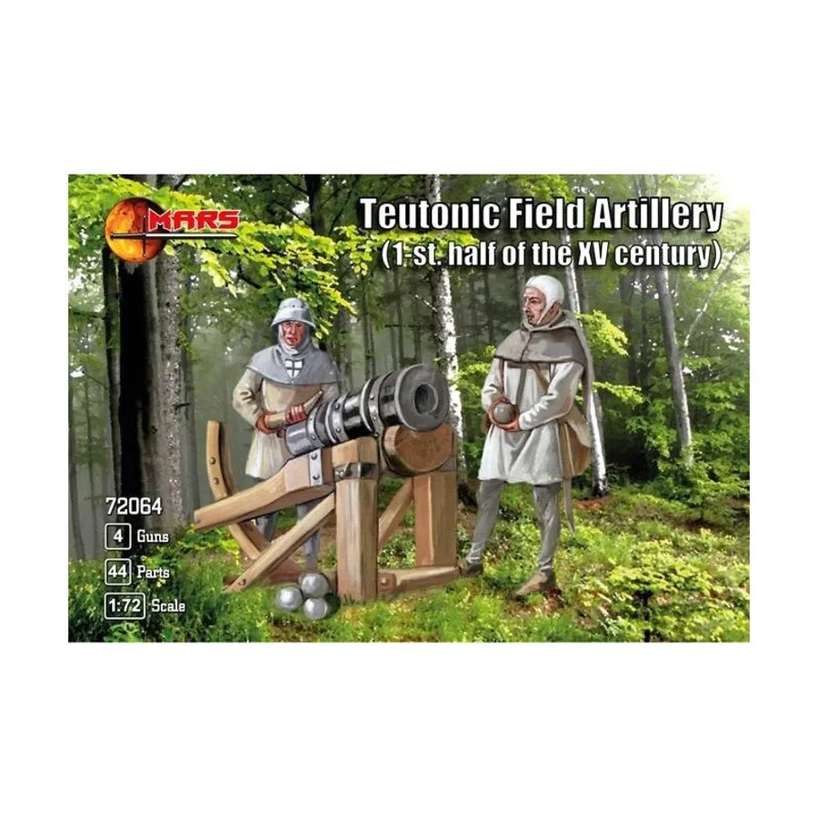 

Тевтонская полевая артиллерия, 1st Half of the XV Century Miniatures (1:72)