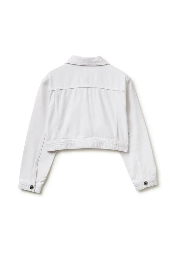 Укороченная куртка. джинсовая куртка United Colors Of Benetton, White — фото 2