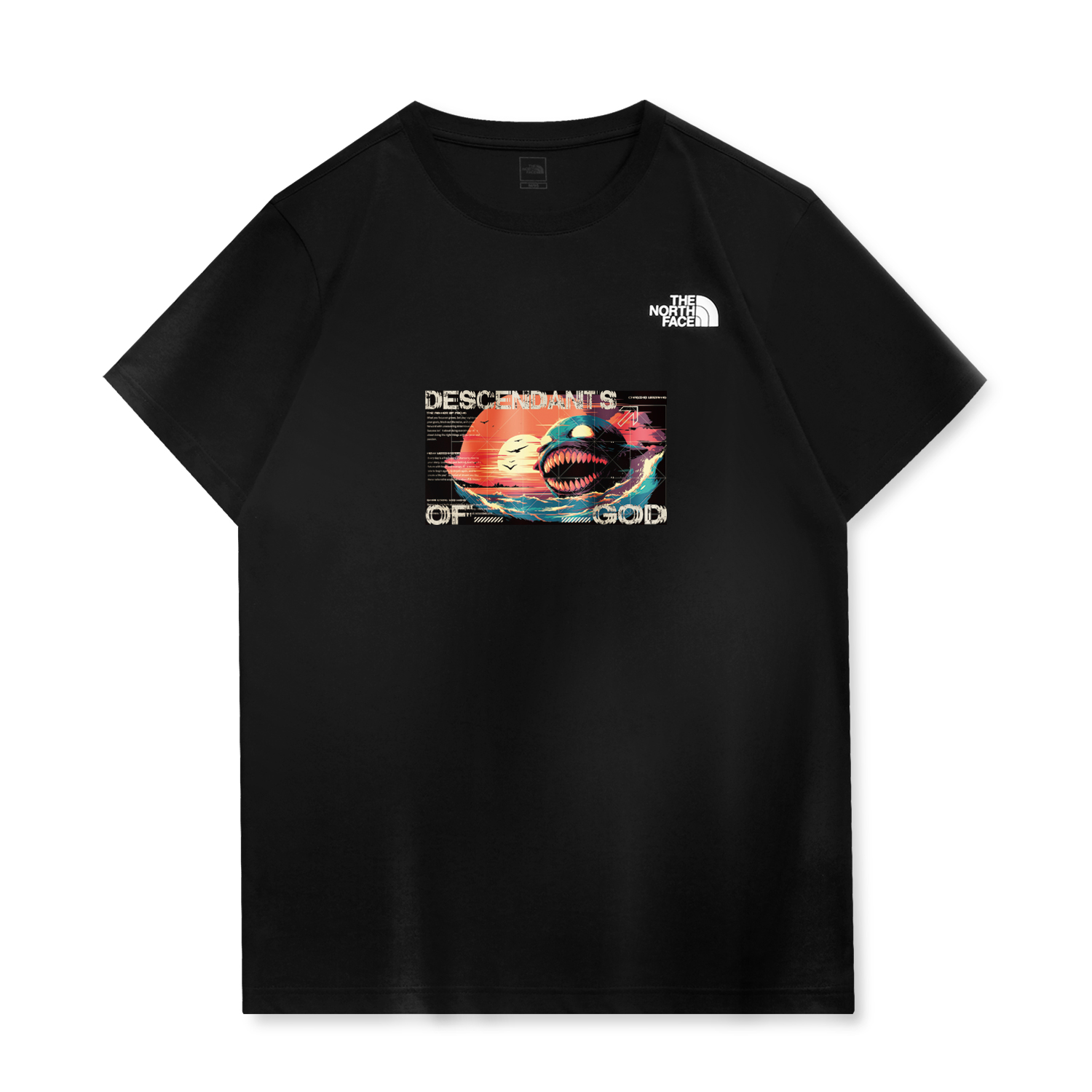 

THE NORTH FACE Футболка унисекс черная, Черный, THE NORTH FACE Футболка унисекс черная