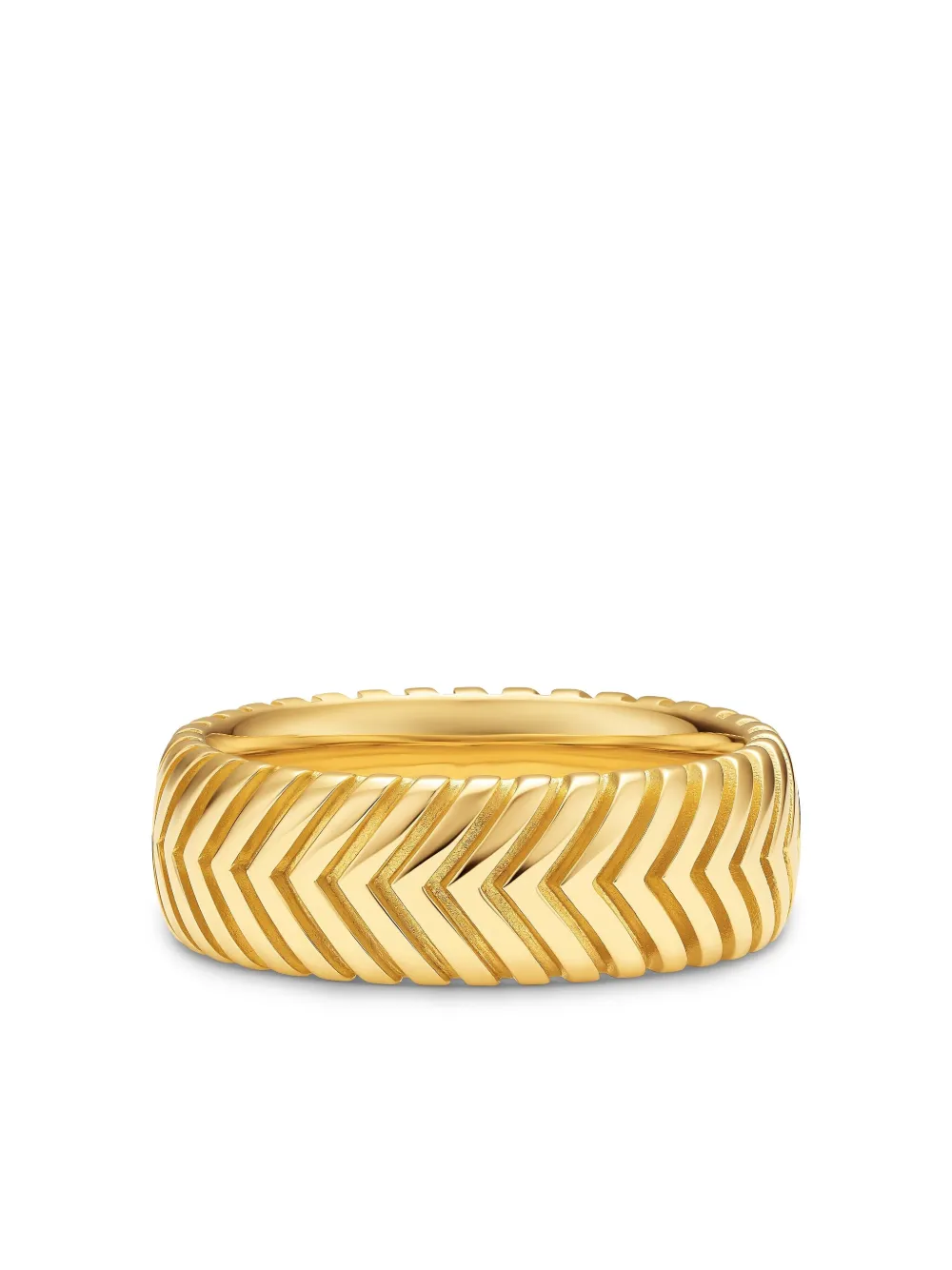 

Кольцо Chevron из желтого золота David Yurman, золотой