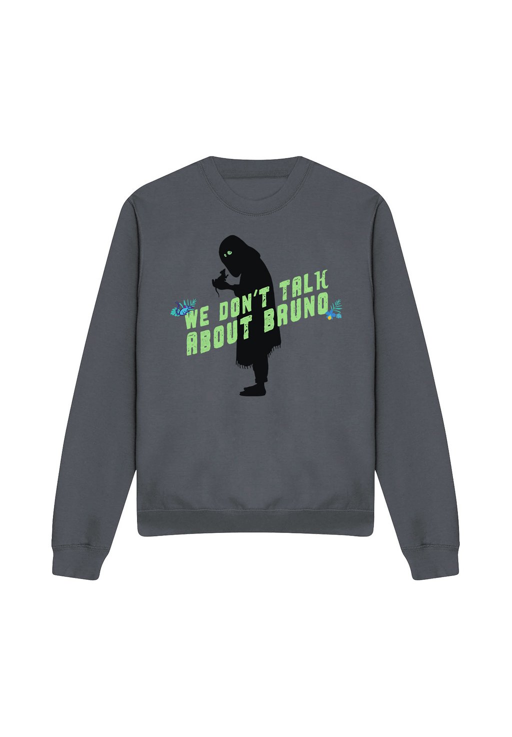 

Толстовка ENCANTO WE DONT TALK ABOUT BRUNO WITH PRINT Disney, антрацит