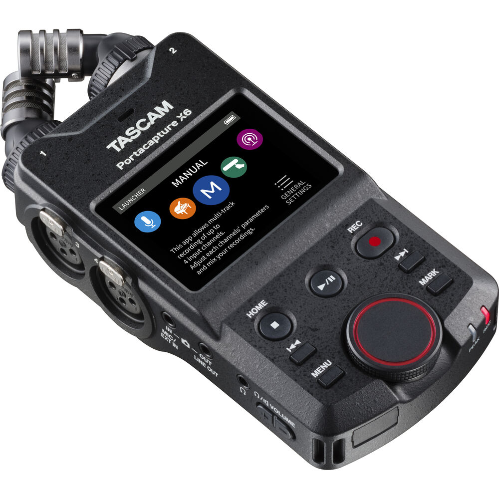 

TASCAM Portacapture X6 32-битный 6-канальный многодорожечный полевой рекордер