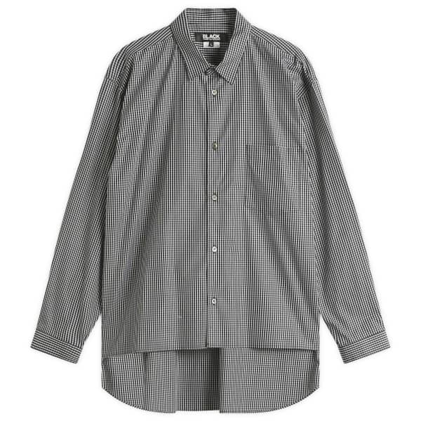 

Рубашка в клетку гингем Comme Des Garçons Black, черный