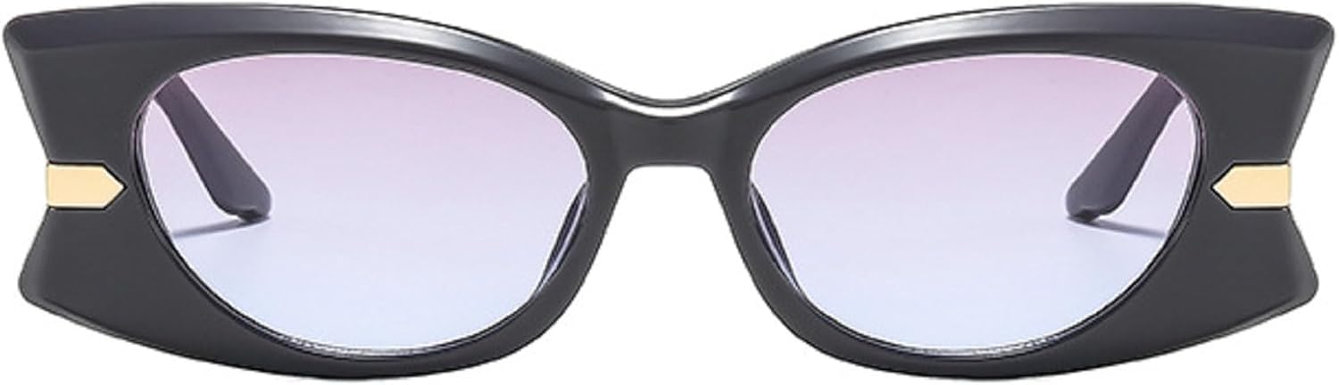 

Сексуальные солнцезащитные очки-бабочки для женщин, 2025 год, роскошные модные солнцезащитные очки «кошачий глаз» для женщин, ретро-очки для улицы, защита от УФ-излучения UV400 mincl, Black Gray