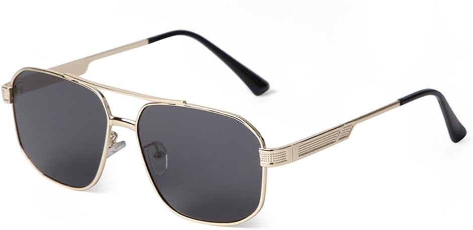 

Мужские солнцезащитные очки в стиле ретро с двойной перемычкой, защита от УФ-излучения UV400; модные женские солнцезащитные очки с градиентным переходом UV400 MTZJH, C2