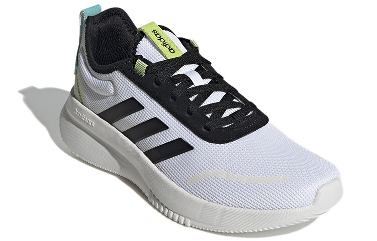 Кроссовки Lite Racer Series Lifestyle для мужчин с низким верхом белого/черного цвета Adidas Neo — фото 3