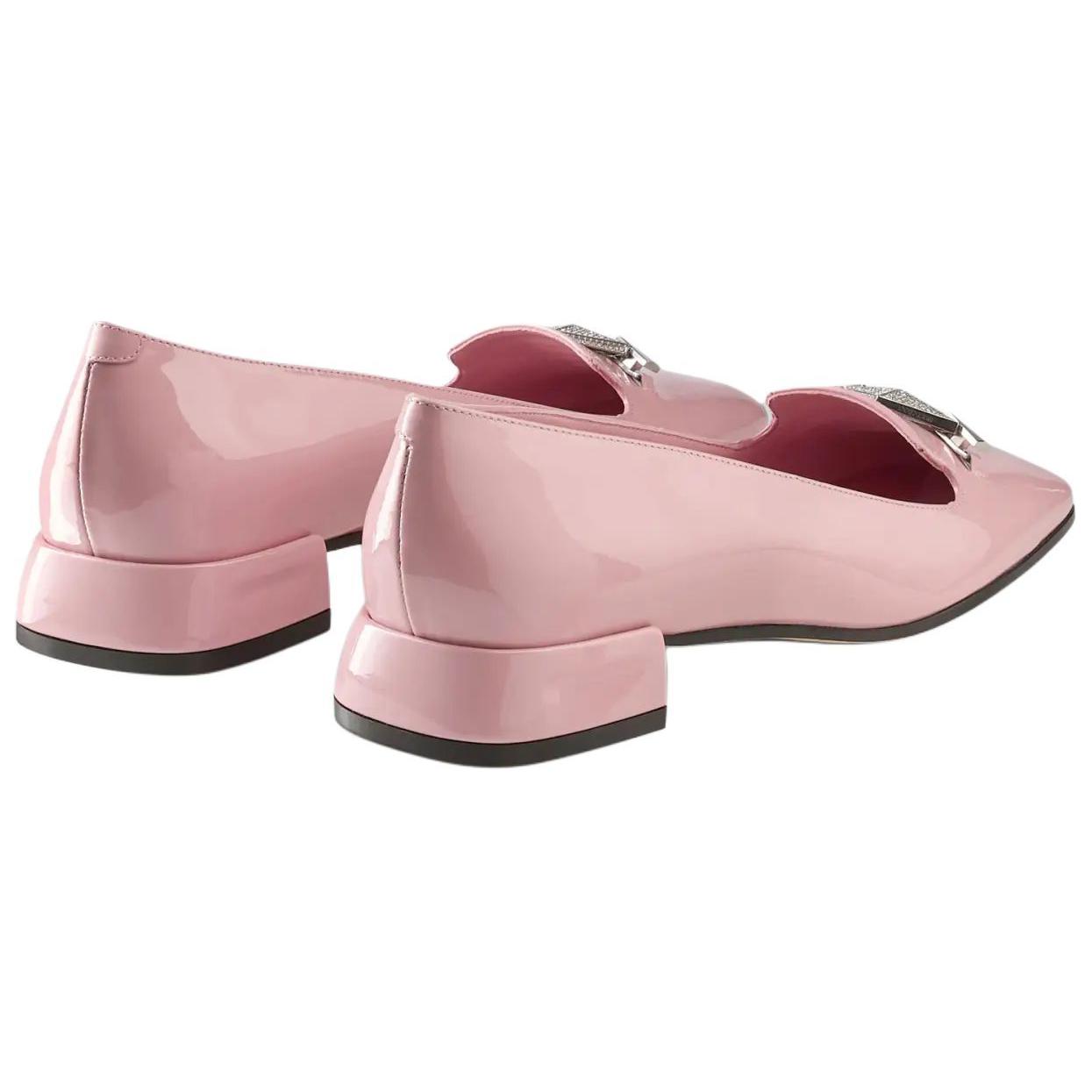 Рави Плоские Повседневные Туфли Женские Розовые Jimmy Choo — фото 4