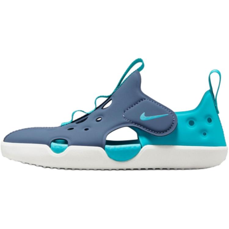

Сандалии Sunray Protect 4 водонепроницаемые низкие детские Nike, синий/зеленый