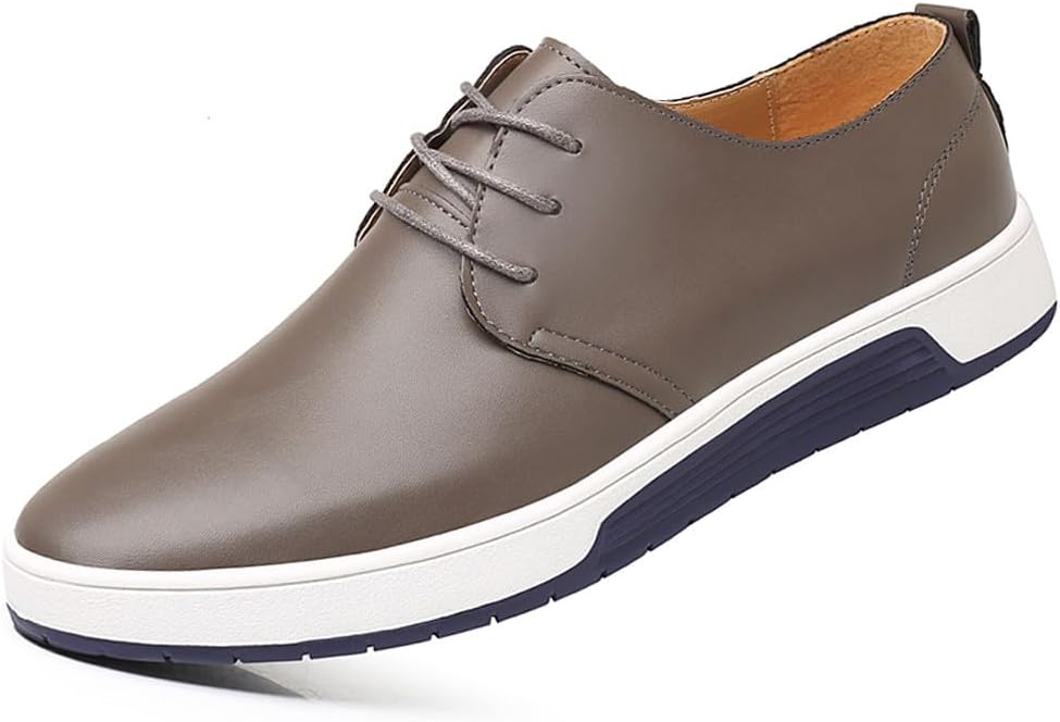 

Мужские стильные оксфорды WELRUNG на шнуровке, удобные кэжуал кроссовки для ходьбы, бизнеса, вождения и повседневной носки, серый