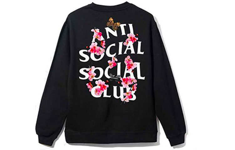

Kkotch Women's Crop Ls Tee ANTI SOCIAL SOCIAL CLUB