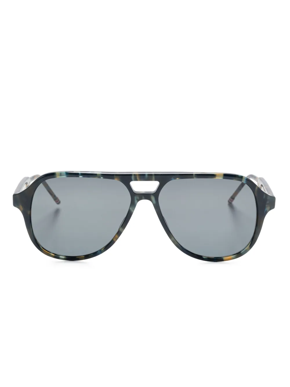 

Солнцезащитные очки-пилоты Thom Browne Eyewear, синий