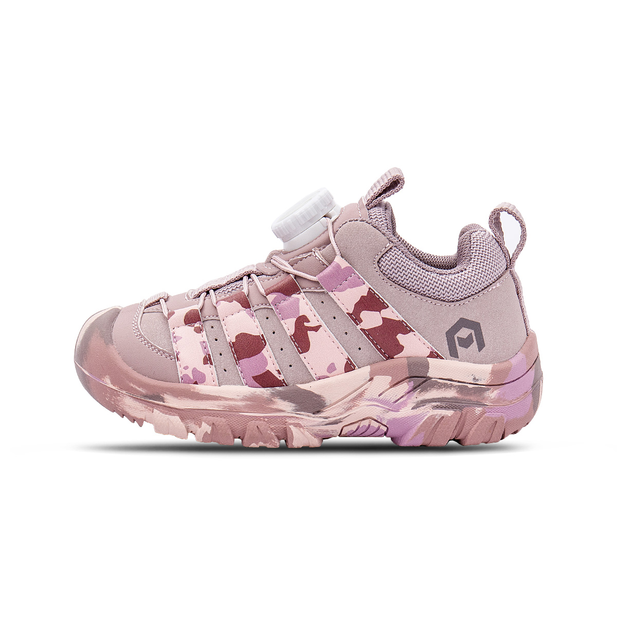 

Дышащие прочные низкие повседневные детские кроссовки Kids' ASK, розовый