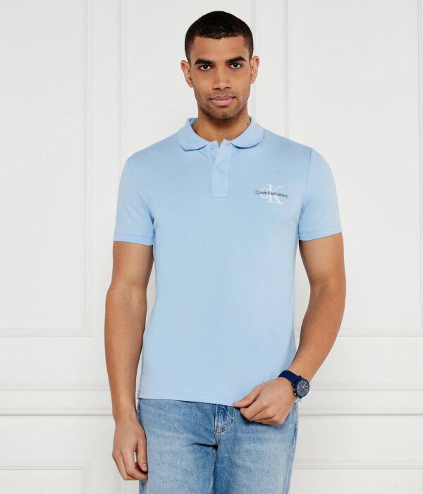 

Рубашка поло Regular fit Calvin Klein Jeans, синий