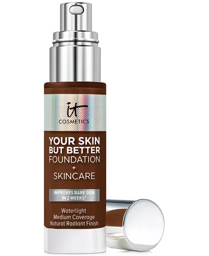 

Тональный крем Your Skin But Better + уход за кожей, 1 унция It Cosmetics, цвет Deep Neutral 61