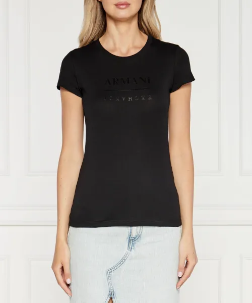

Футболка Slim fit Armani Exchange, черный