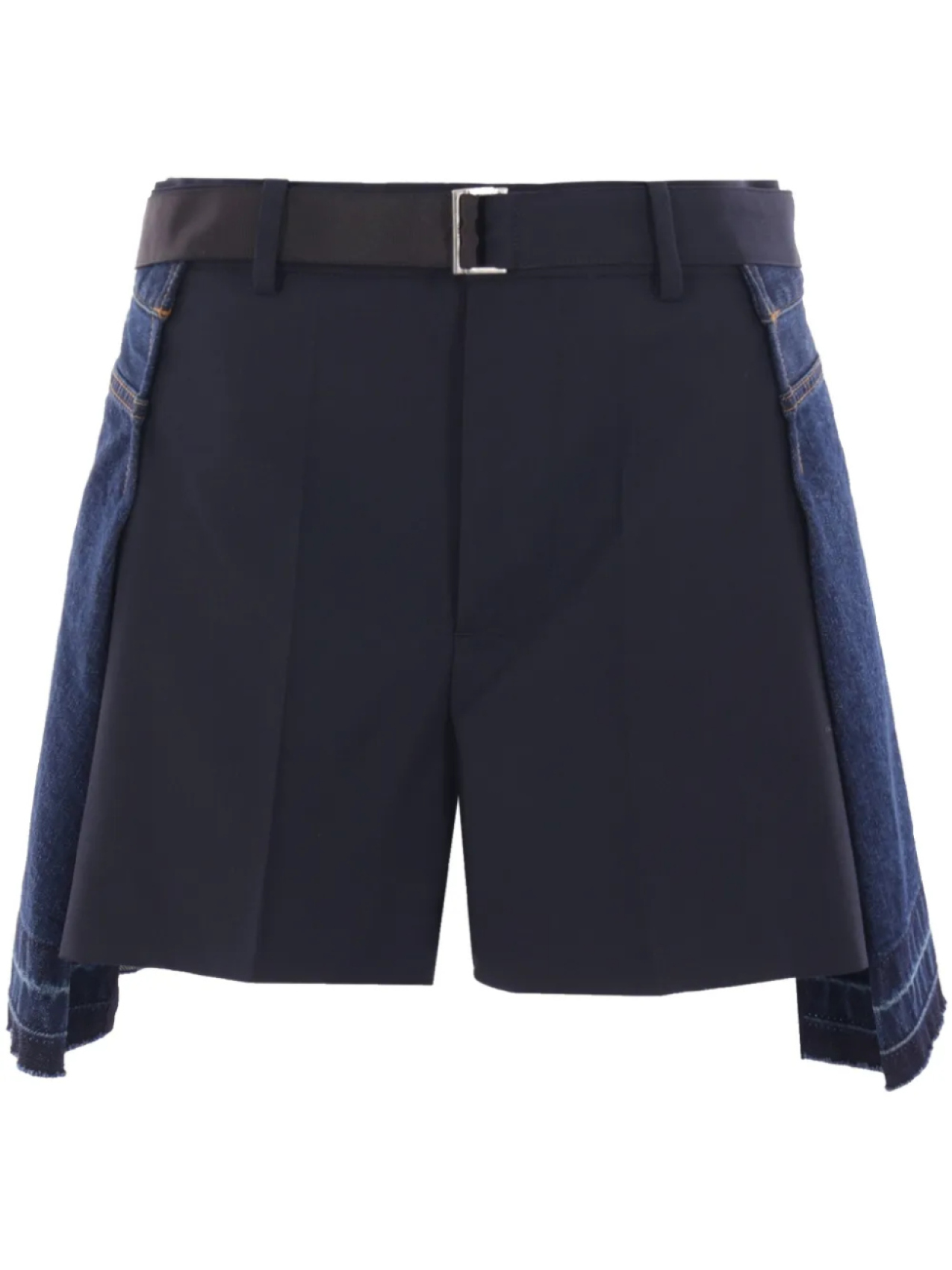 

Шорты с поясом sacai, синий
