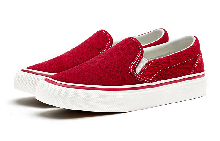 Детские парусиновые туфли Kids Low-top Red Vision Street Wear, красный — фото 3