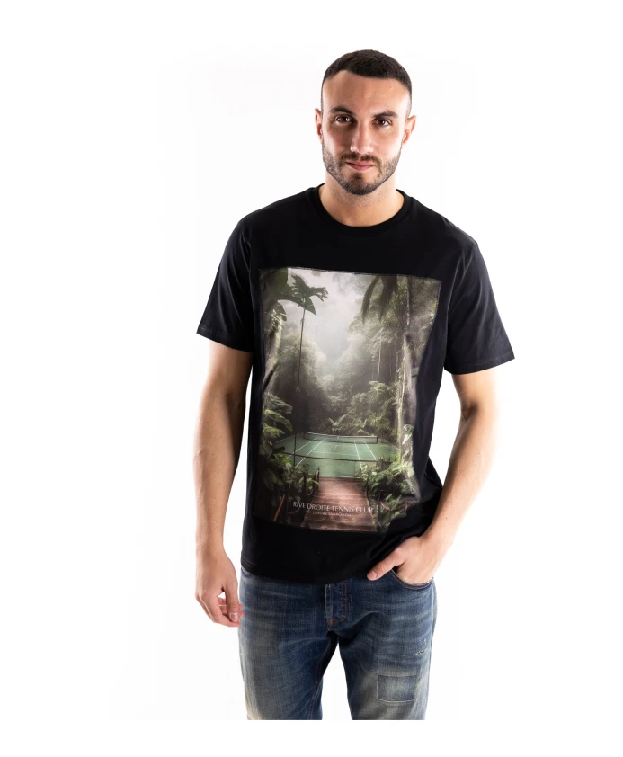 

Футболка с круглым вырезом и короткими рукавами Bastille, черный