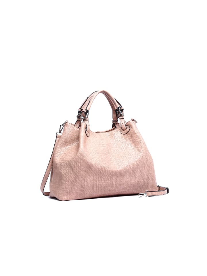 

Наплечная сумка collezione alessandro Shopper Flecht, розовый