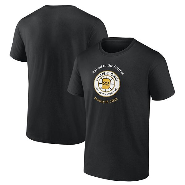 

Футболка мужская Willie O'Ree Boston Bruins retirement black Unbranded