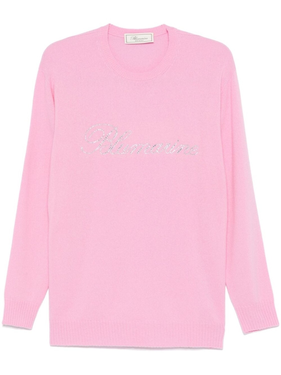 

Blumarine свитер с логотипом, розовый