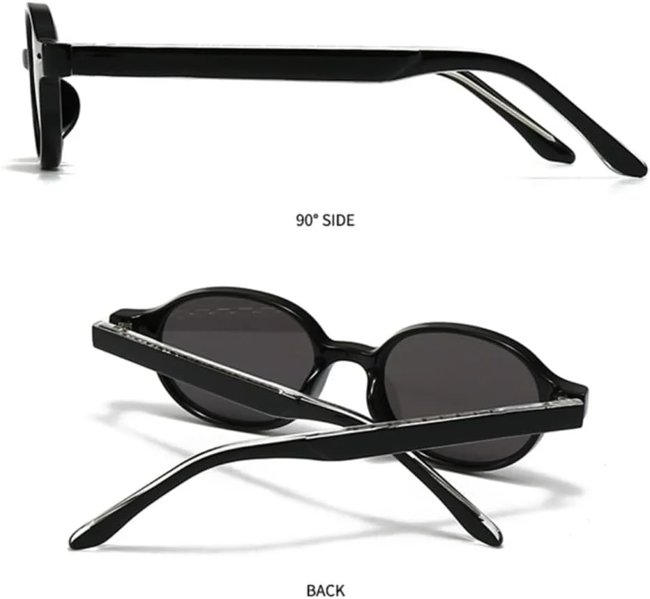 

Солнцезащитные очки с защитой UV400 | Овальная оправа | для женщин и мужчин | для занятий спортом на открытом воздухе и путешествий DSVIGF, C4 Transparent