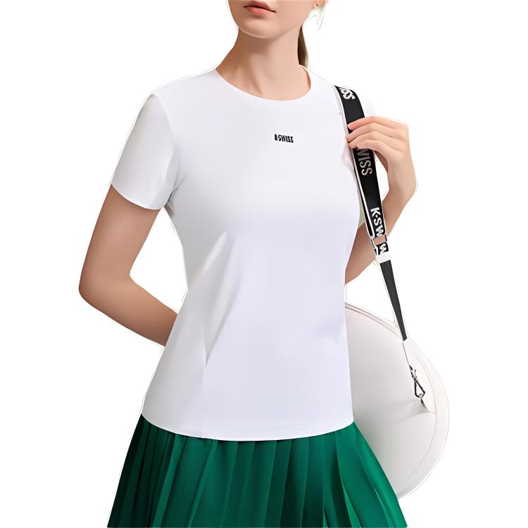 

Футболка женская белая K·SWISS
