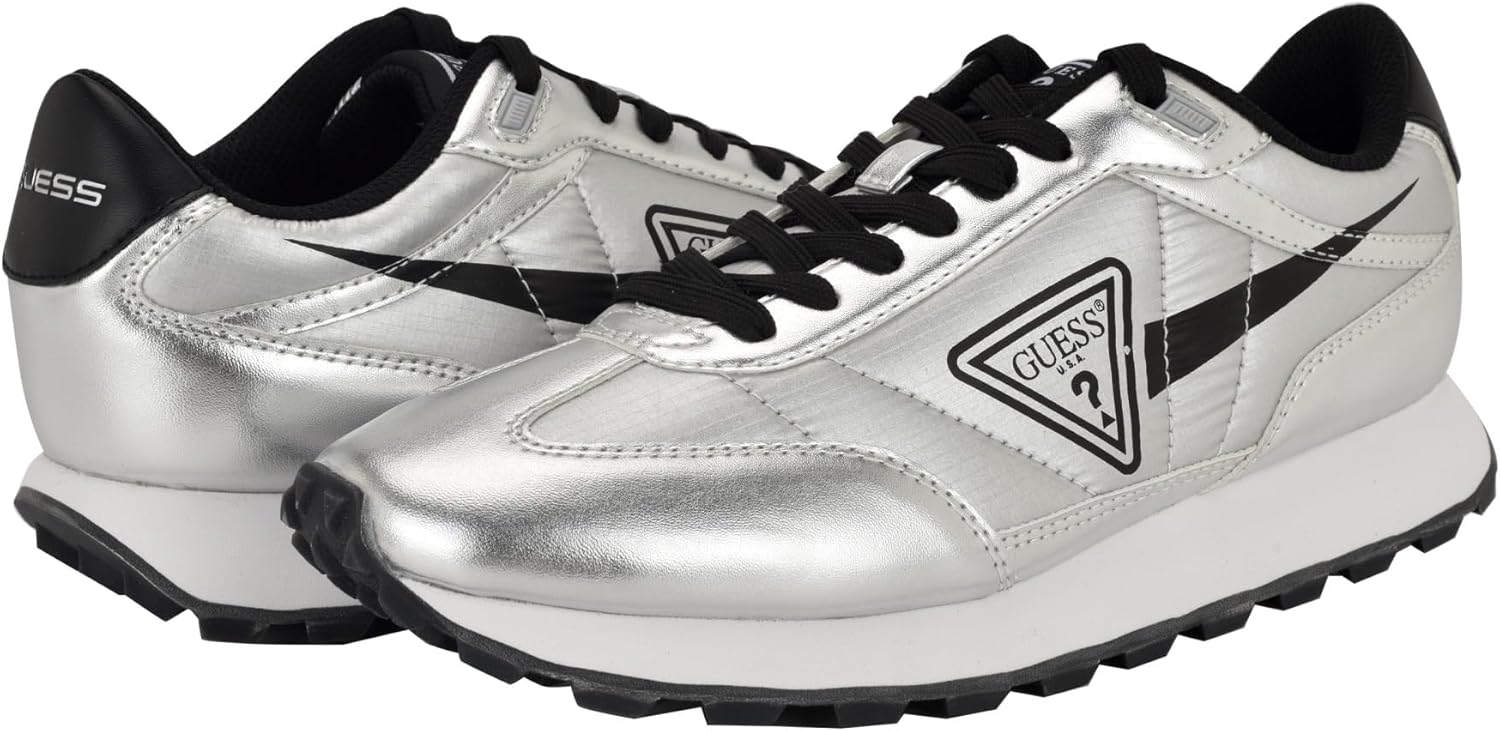 Кроссовки Guess Mens Dorion, Silver 040 — фото 2