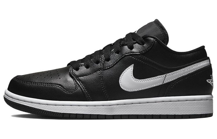 

Кроссовки JORDAN 1 Low Black White 2022 Women's, Серый, Кроссовки JORDAN 1 Low Black White 2022 Women's