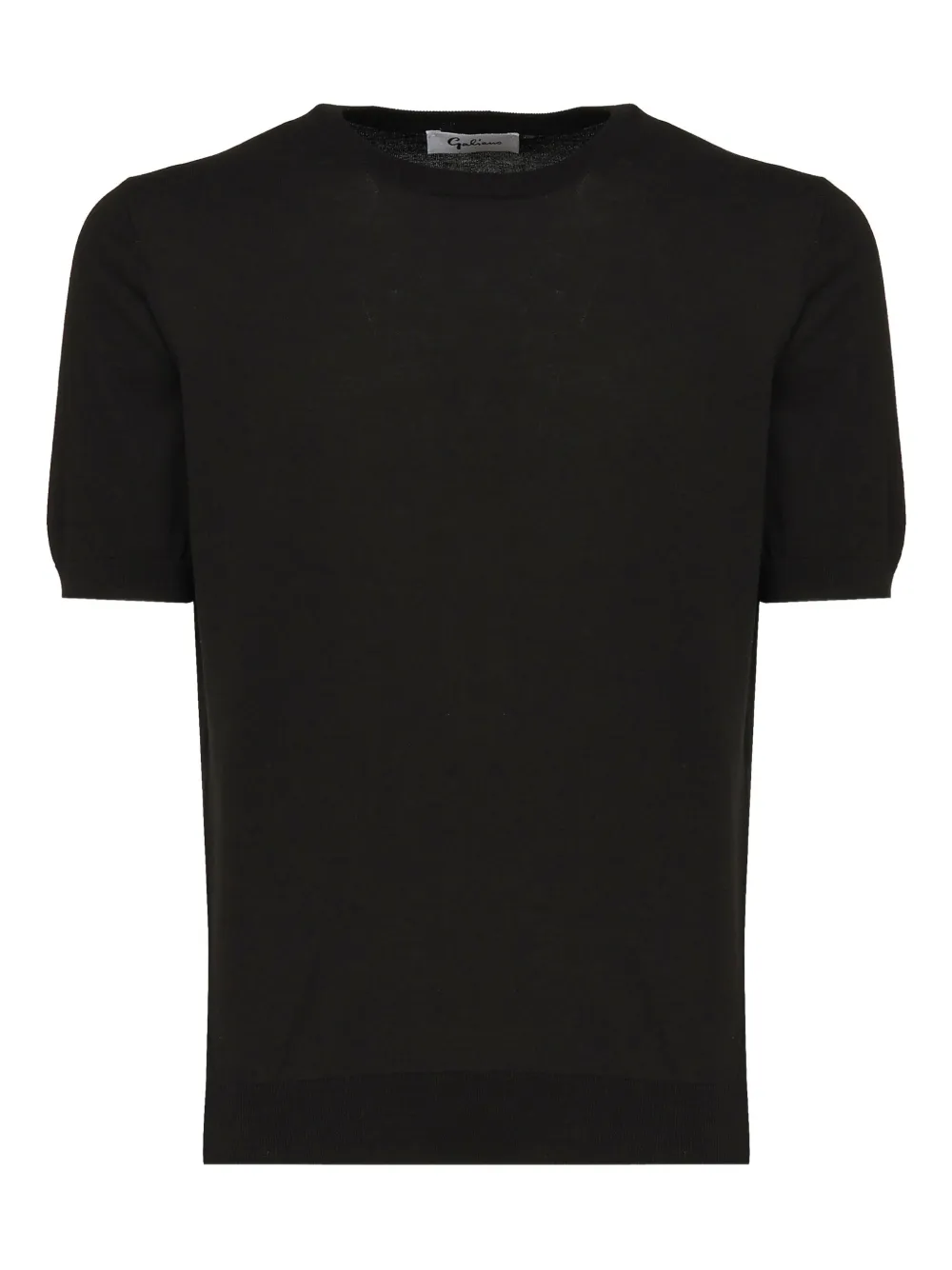 

Хлопковая футболка с короткими рукавами John Galliano, черный