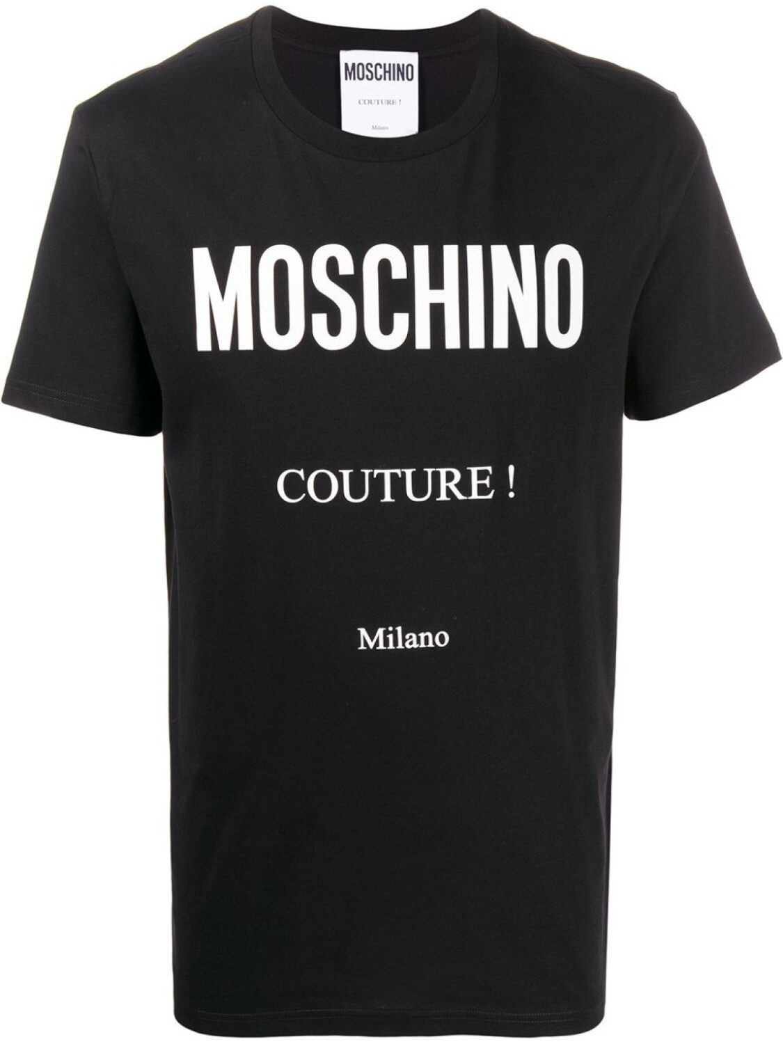 

Moschino футболка с логотипом Couture, черный