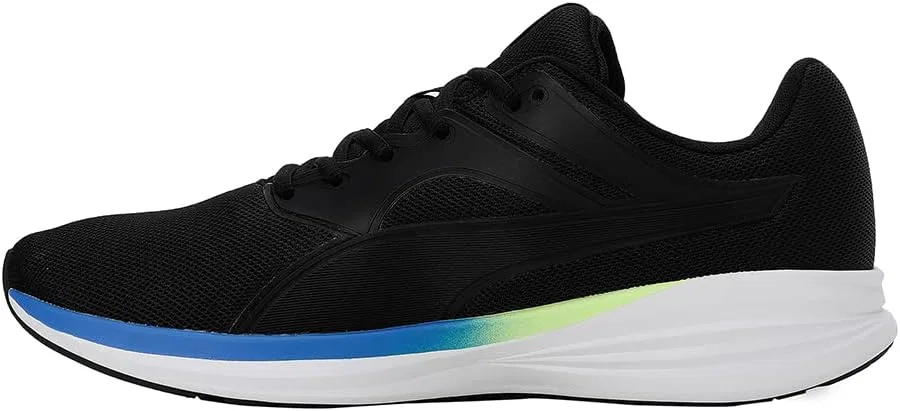 Кроссовки для бега Puma унисекс Transport, Puma Black Fizzy Lime Royal Sapphire — фото 2